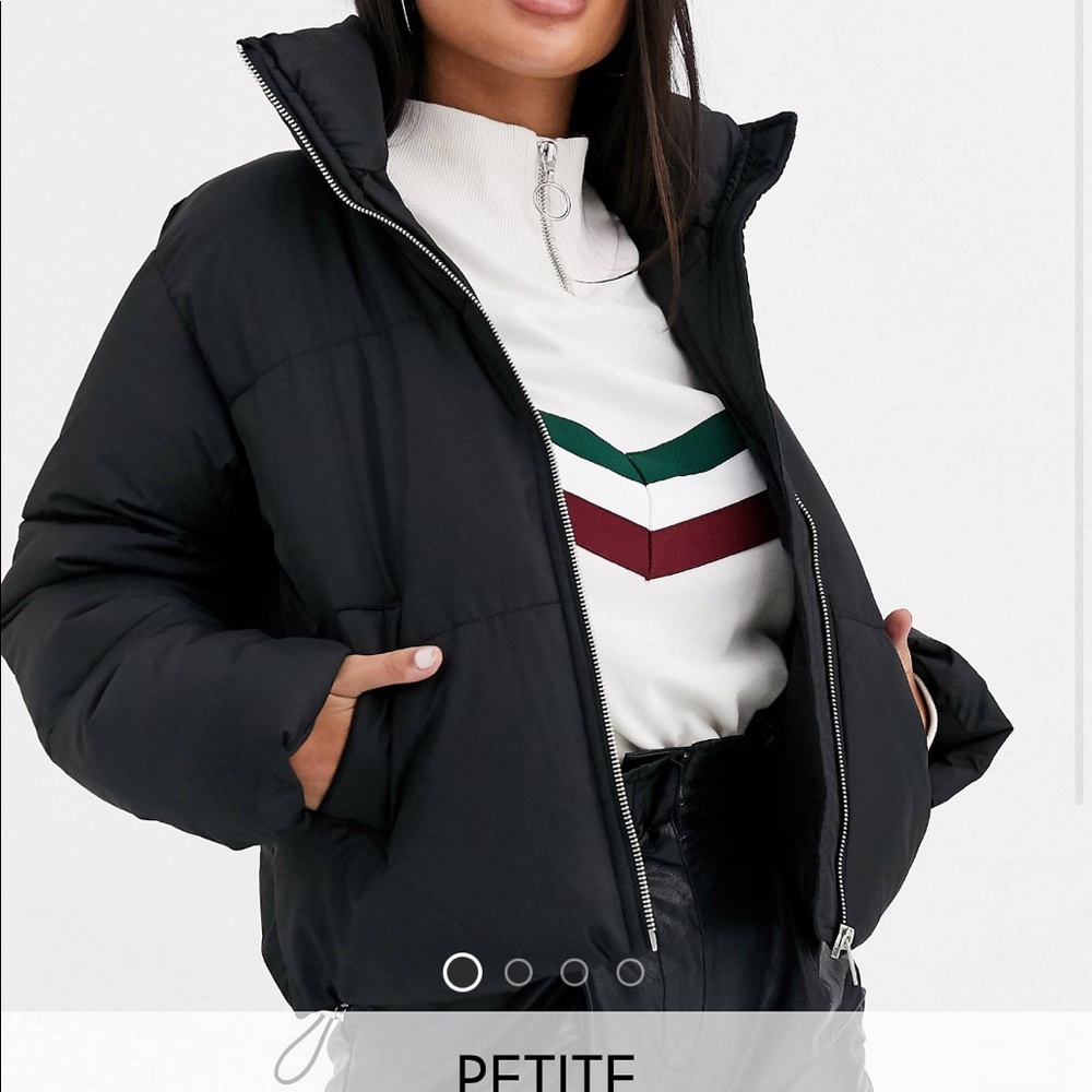 ASOS New Look Puffy Black Jacket (6)